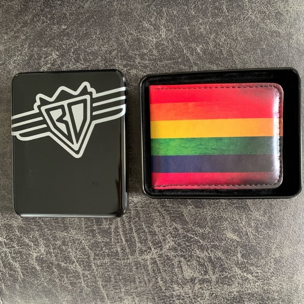 Buckle-Down Bi-Fold Wallet 🌈